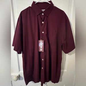 Dixxon Performance Bamboo Series men’s size XL short sleeve shirt.